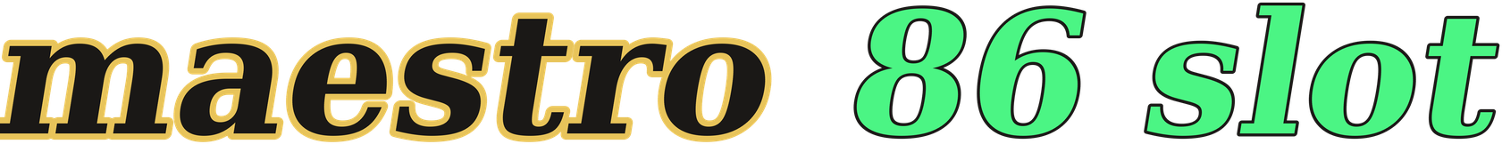 maestro 86 slot logo